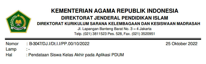 pendataan siswa kls akhir 22-23